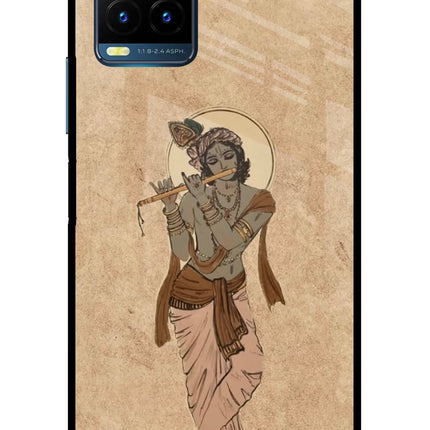 Krishna Vivo Y21T Metal Case Back Cover by Casekaro