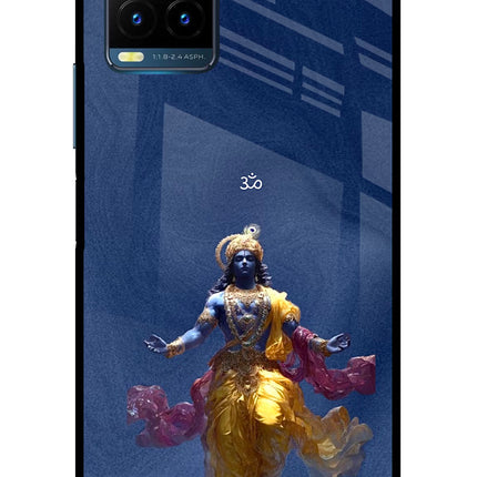 Cosmic Krishna Vivo Y21T Metal Case Back Cover by Casekaro