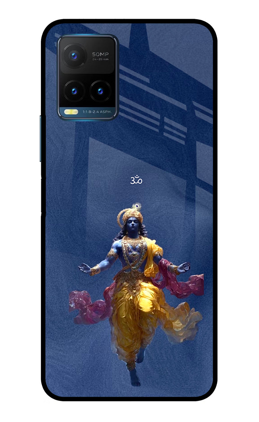 Cosmic Krishna Vivo Y21T Back Cover, Metal case