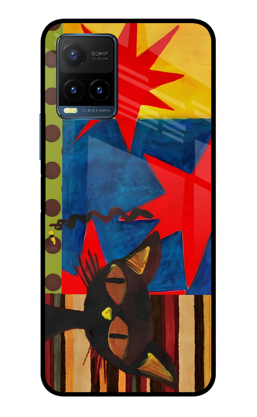 Pop Cat Vivo Y21T Back Cover, Metal case