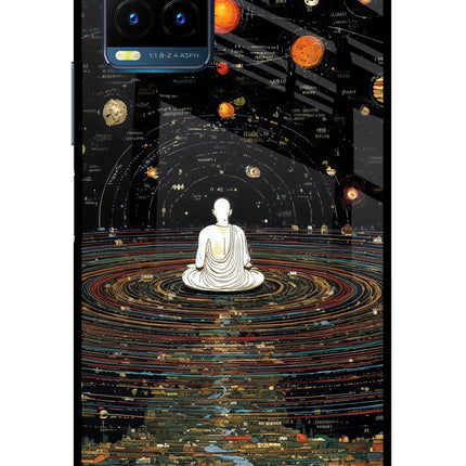Space Monk Vivo Y21T Metal Case Back Cover by Casekaro