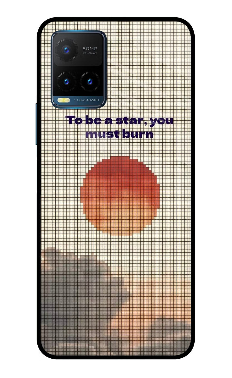 Pixel Sun Vivo Y21T Back Cover, Metal case