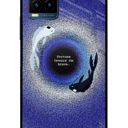Dark Koi Vivo Y21T Metal Case Back Cover by Casekaro