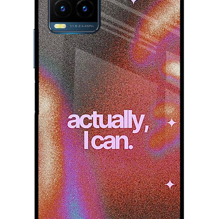 Pink Aura Vivo Y21T Metal Case Back Cover by Casekaro