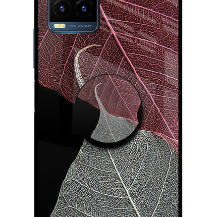 Leaf Pattern Vivo Y21T Pop Case by Casekaro