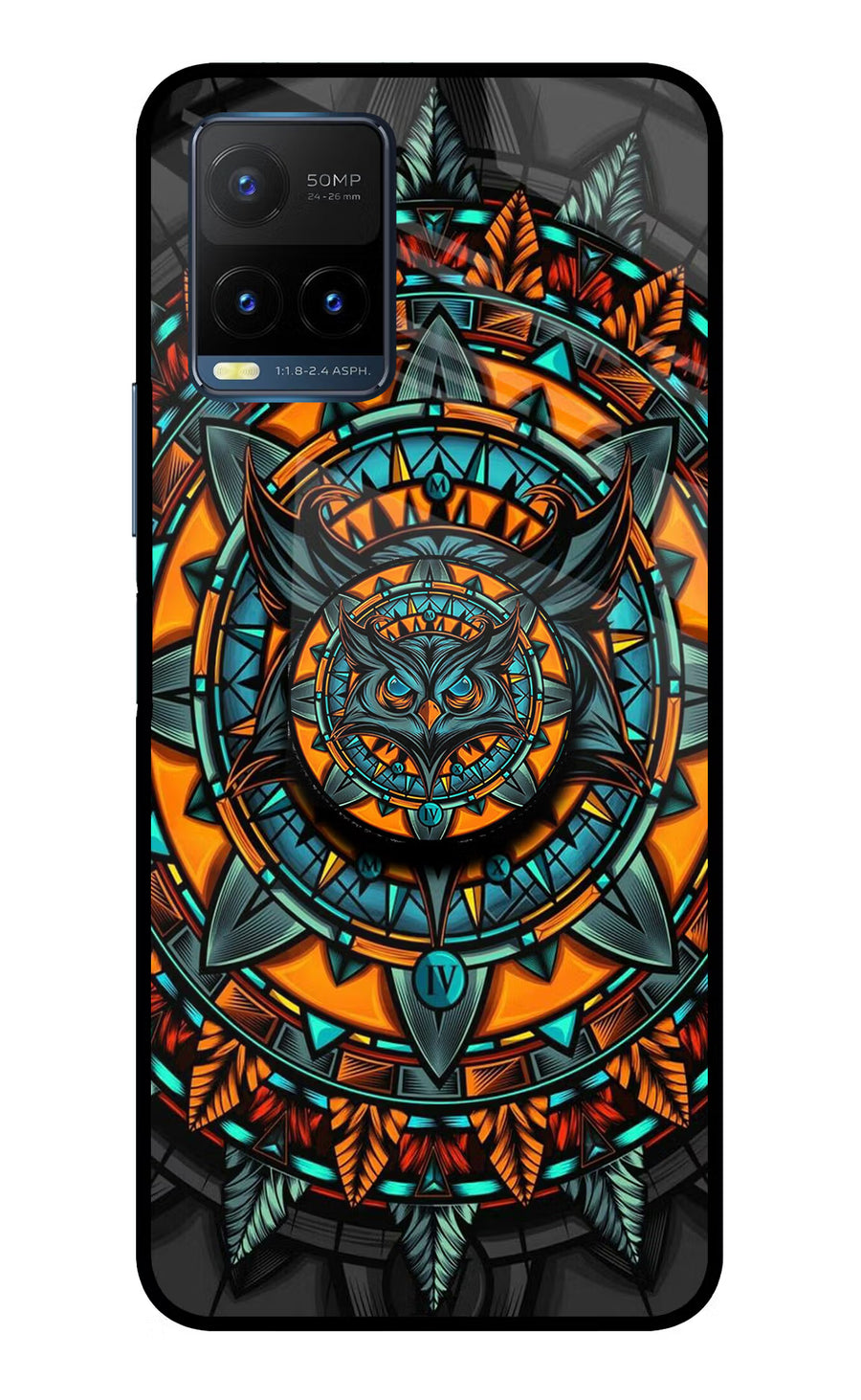 Angry Owl Vivo Y21T Pop Case, Metal case