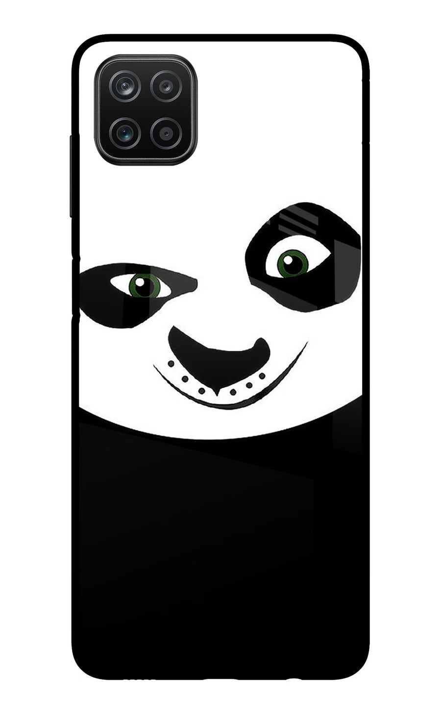 Panda Samsung A12 Back Cover, Metal case