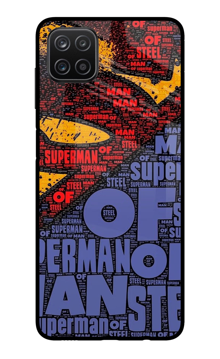 Superman Samsung A12 Back Cover, Metal case