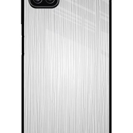 Wooden Grey Texture Samsung A12 Metal Case Back Cover by Casekaro