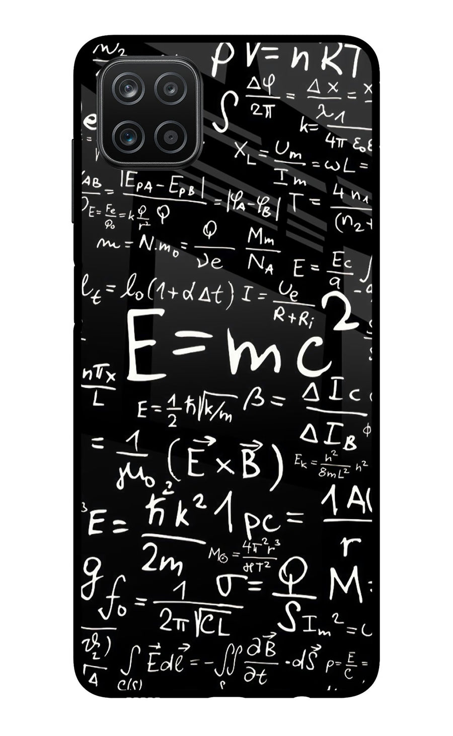 Physics Formula Samsung A12 Back Cover, Metal case
