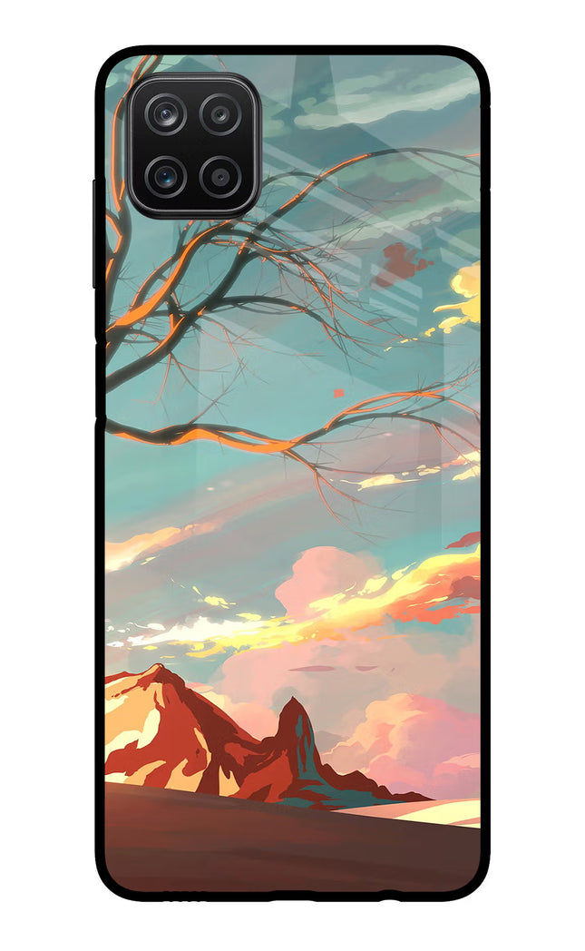 Scenery Samsung A12 Metal Case Back Cover by Casekaro