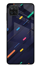 Abstract Design Samsung A12 Metal Case Back Cover by Casekaro