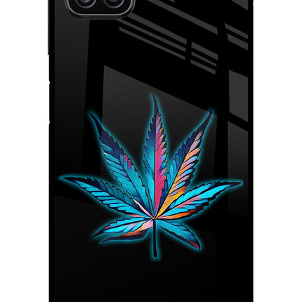 Weed Samsung A12 Metal Case Back Cover by Casekaro