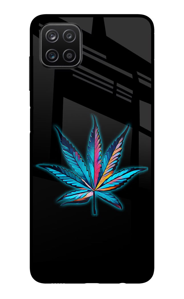 Weed Samsung A12 Metal Case Back Cover by Casekaro