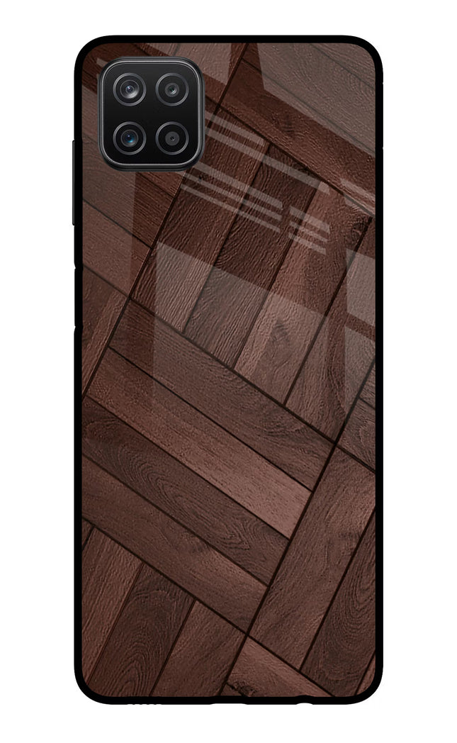 Wooden Texture Design Samsung A12 Metal Case Back Cover by Casekaro