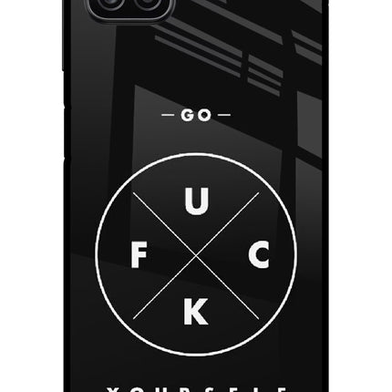 Go Fuck Yourself Samsung A12 Metal Case Back Cover by Casekaro