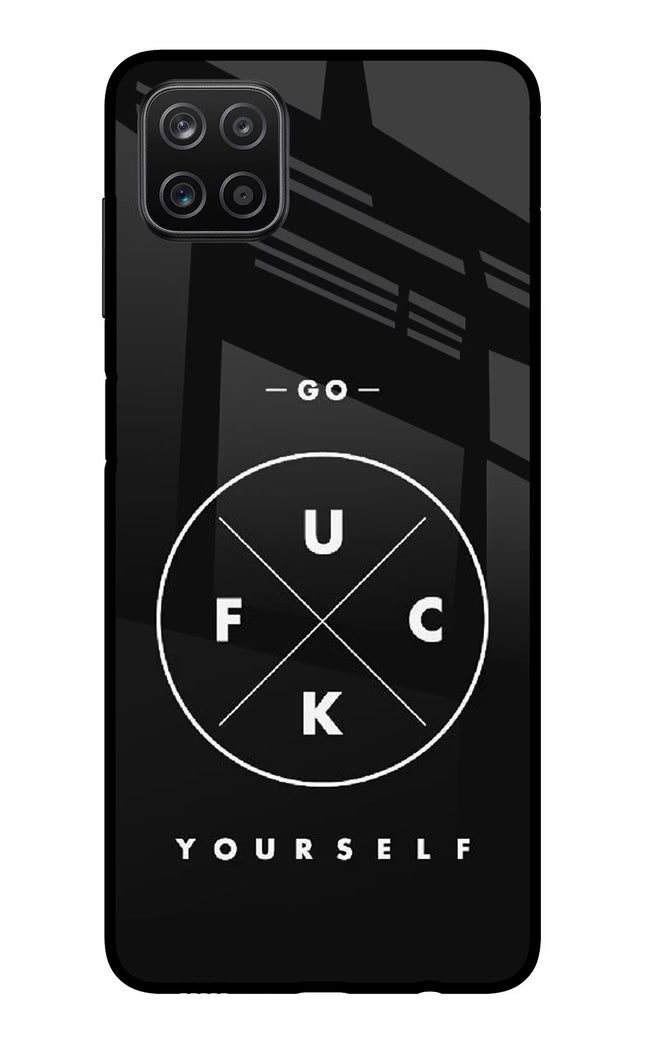 Go Fuck Yourself Samsung A12 Metal Case Back Cover by Casekaro