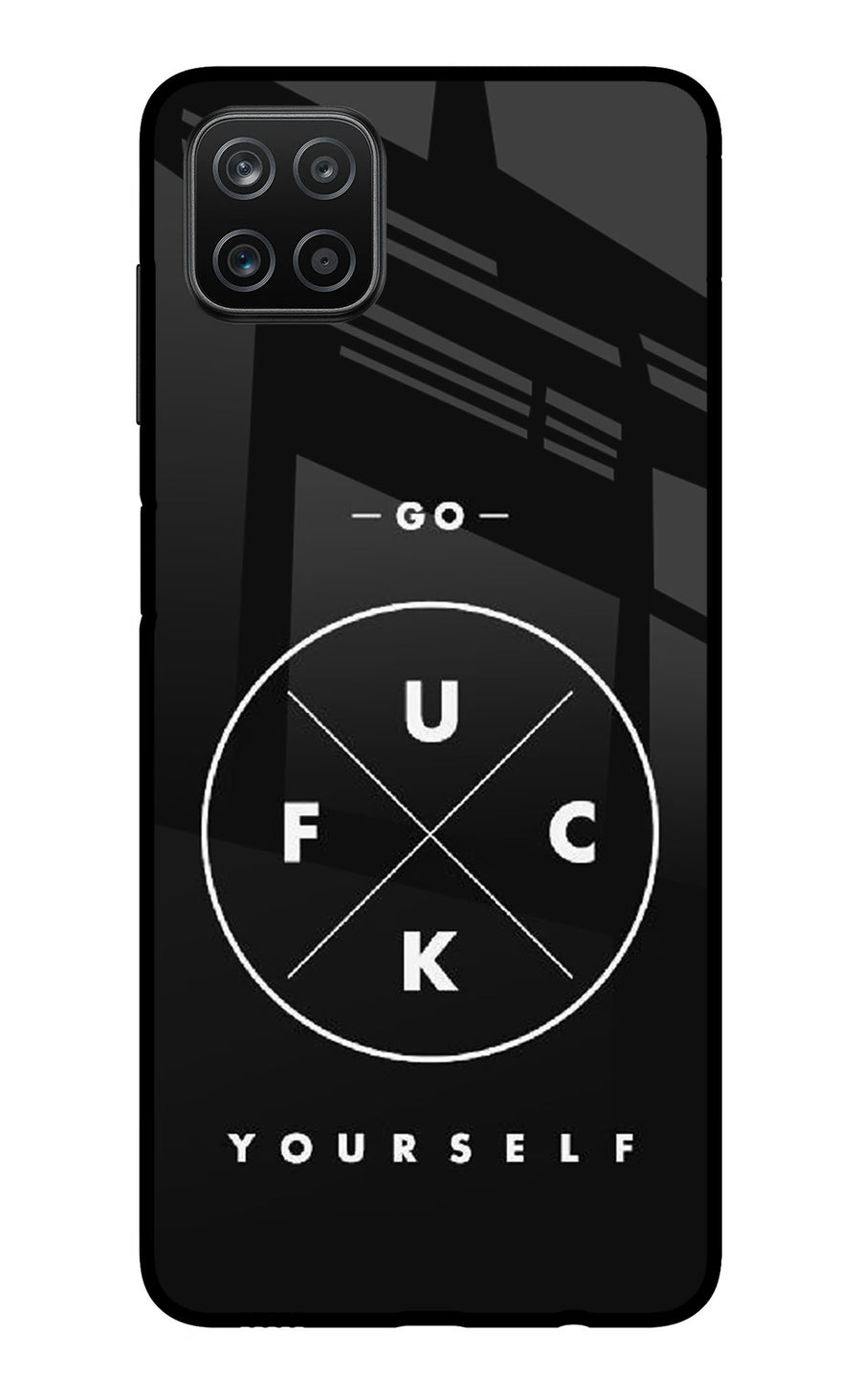 Go Fuck Yourself Samsung A12 Back Cover, Metal case