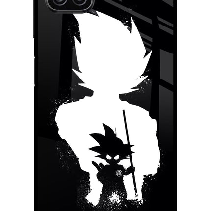 Goku Shadow Samsung A12 Metal Case Back Cover by Casekaro