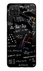 Mathematics Formula Samsung A12 Metal Case Back Cover by Casekaro
