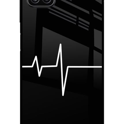 Heart Beats Samsung A12 Metal Case Back Cover by Casekaro
