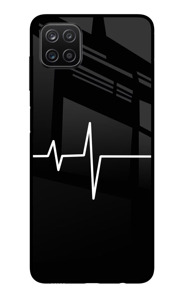 Heart Beats Samsung A12 Metal Case Back Cover by Casekaro