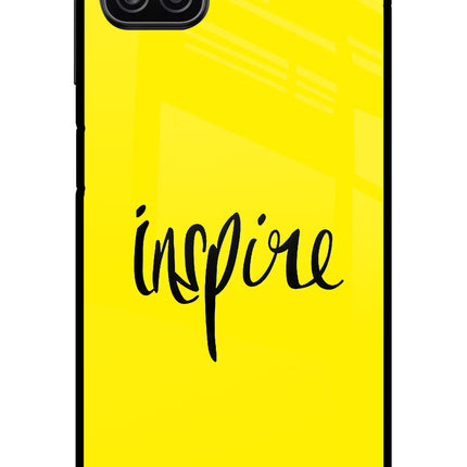 Inspire Samsung A12 Metal Case Back Cover by Casekaro