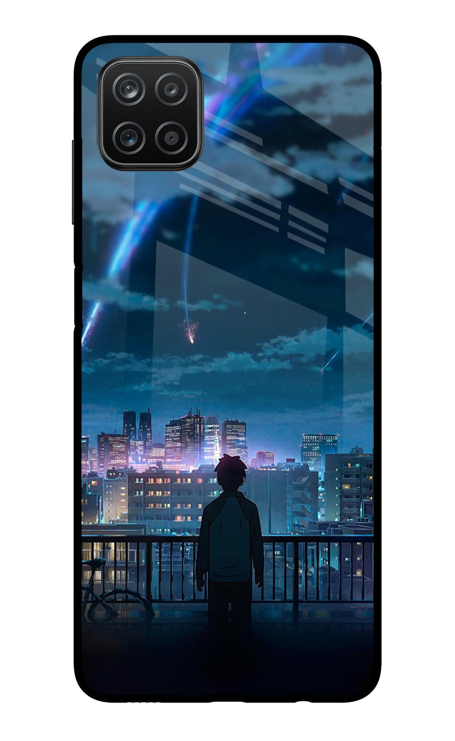 Anime Samsung A12 Back Cover, Metal case
