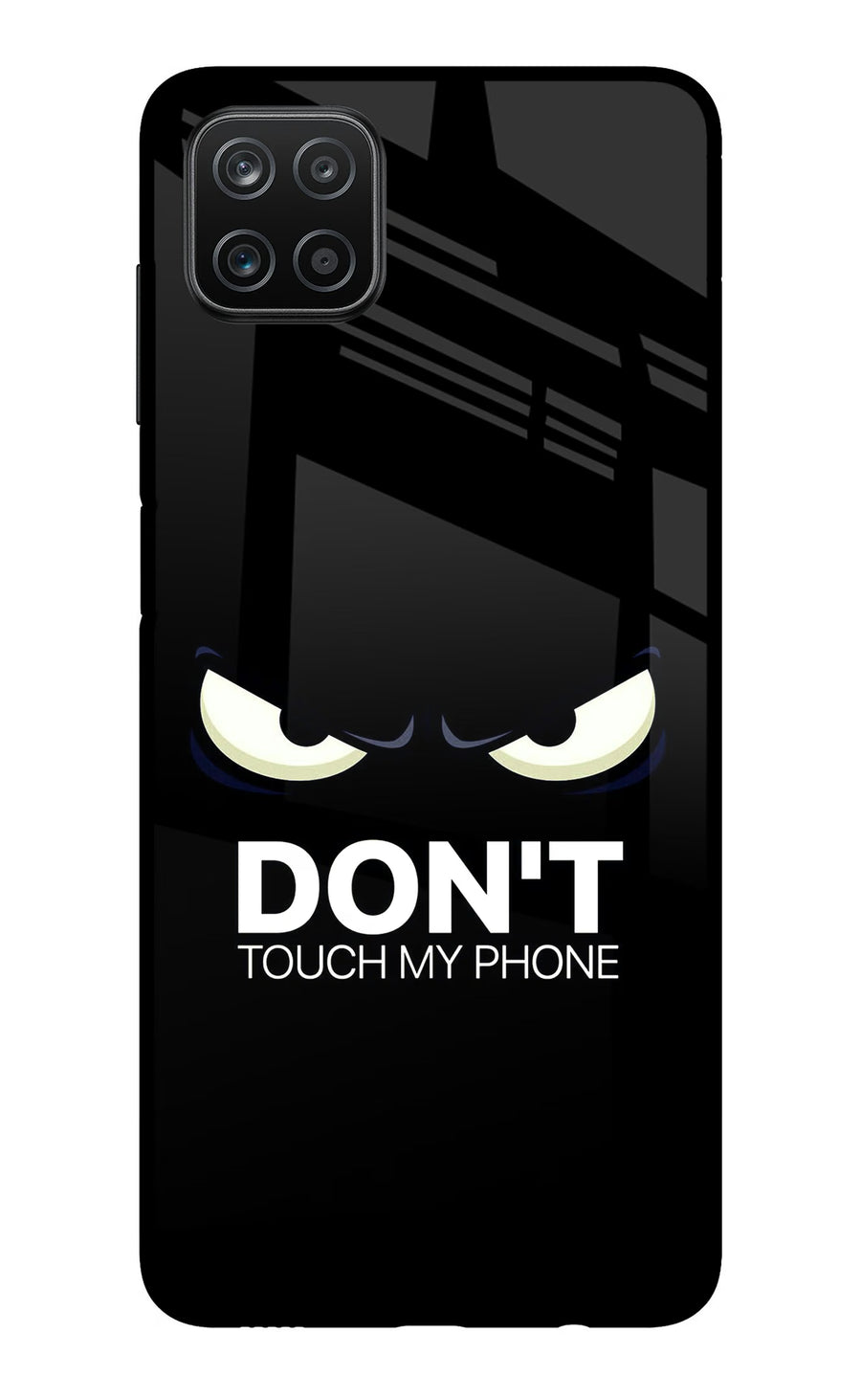 Don'T Touch My Phone Samsung A12 Back Cover, Metal case