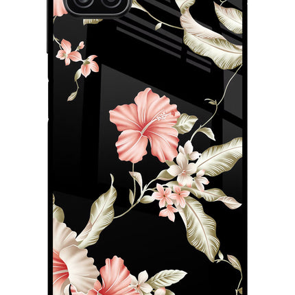 Flowers Samsung A12 Metal Case Back Cover by Casekaro