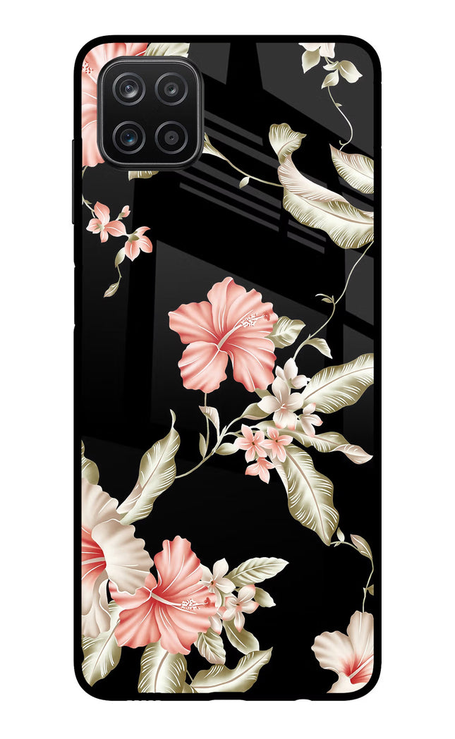 Flowers Samsung A12 Metal Case Back Cover by Casekaro