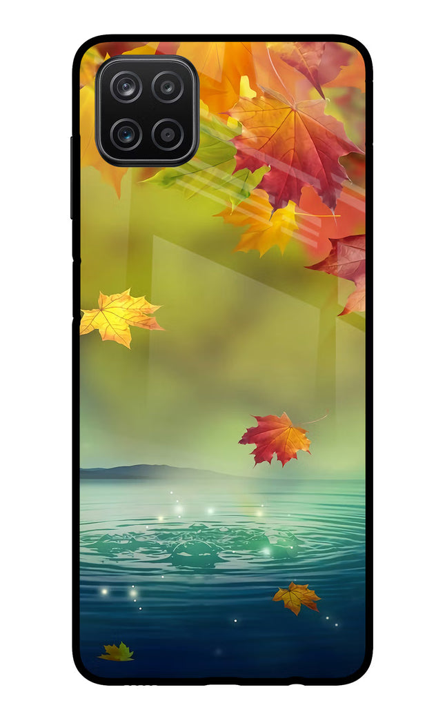 Flowers Samsung A12 Metal Case Back Cover by Casekaro