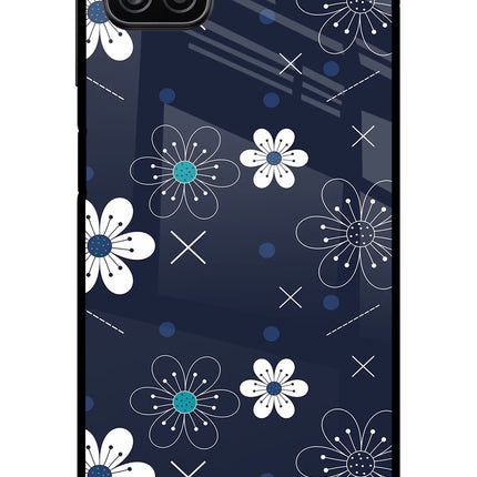 Flowers Samsung A12 Metal Case Back Cover by Casekaro