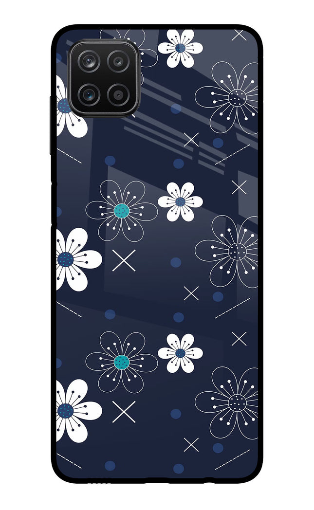 Flowers Samsung A12 Metal Case Back Cover by Casekaro