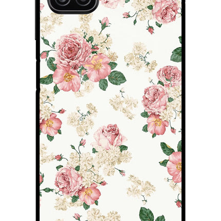 Flowers Samsung A12 Metal Case Back Cover by Casekaro