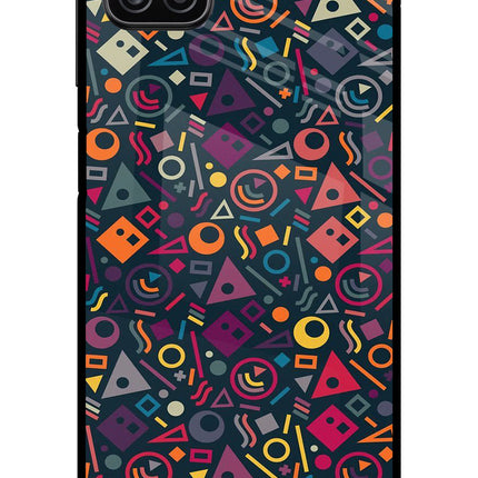 Geometric Abstract Samsung A12 Metal Case Back Cover by Casekaro