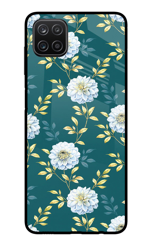 Flowers Samsung A12 Metal Case Back Cover by Casekaro
