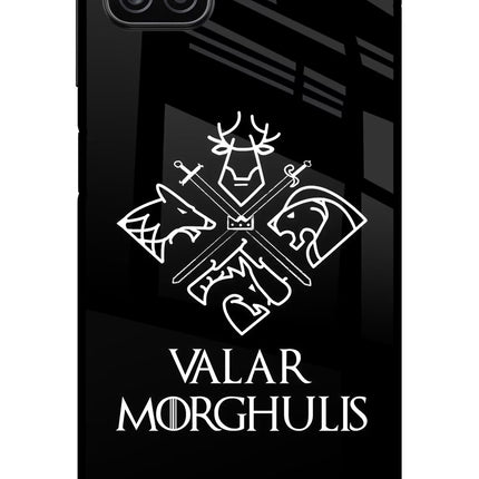 Valar Morghulis | Game Of Thrones Samsung A12 Metal Case Back Cover by Casekaro