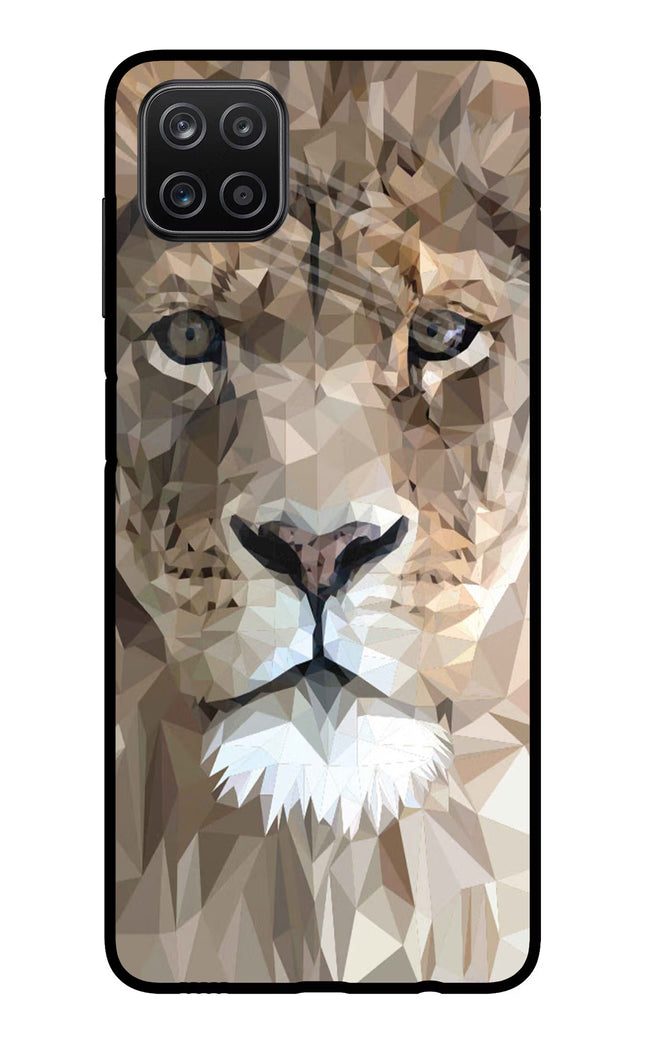 Lion Art Samsung A12 Metal Case Back Cover by Casekaro