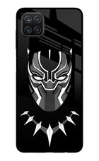 Black Panther Samsung A12 Metal Case Back Cover by Casekaro