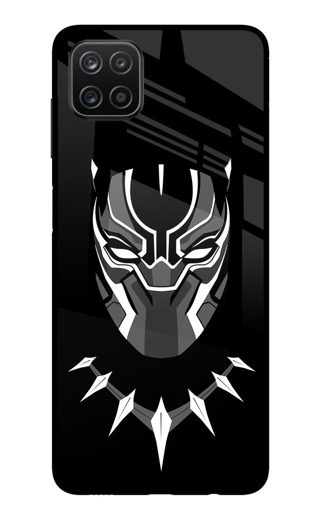 Black Panther Samsung A12 Metal Case Back Cover by Casekaro