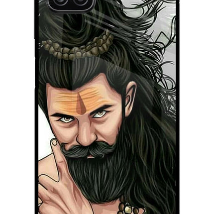Mahadev Samsung A12 Metal Case Back Cover by Casekaro