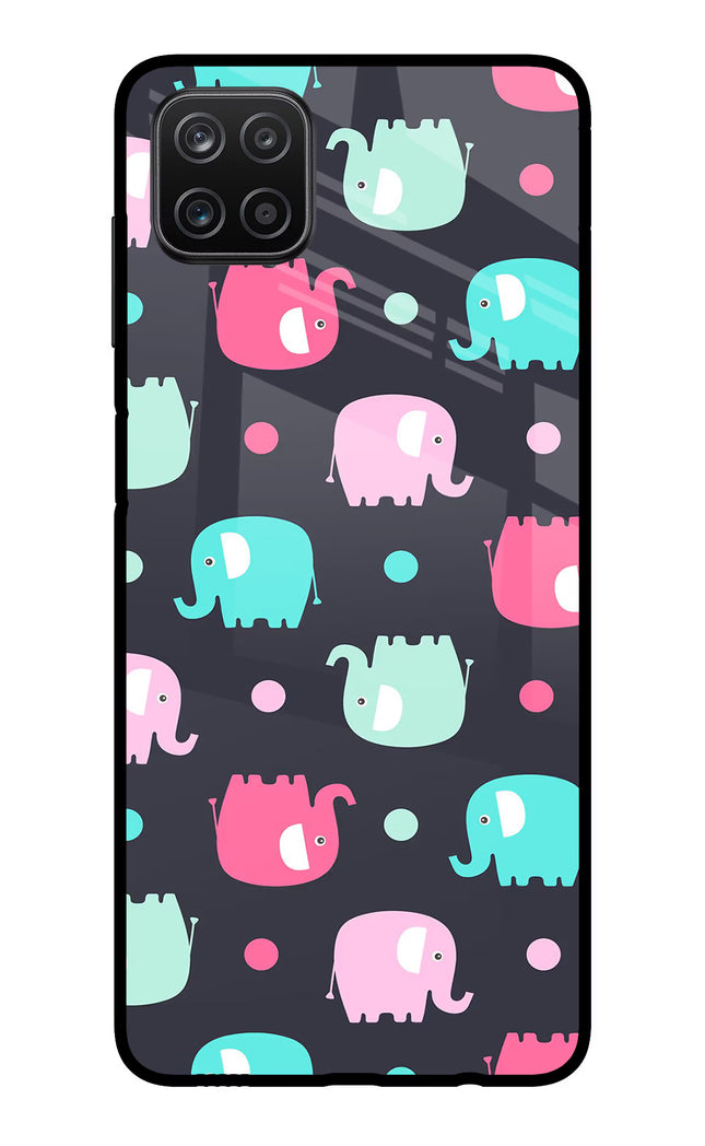 Elephants Samsung A12 Metal Case Back Cover by Casekaro