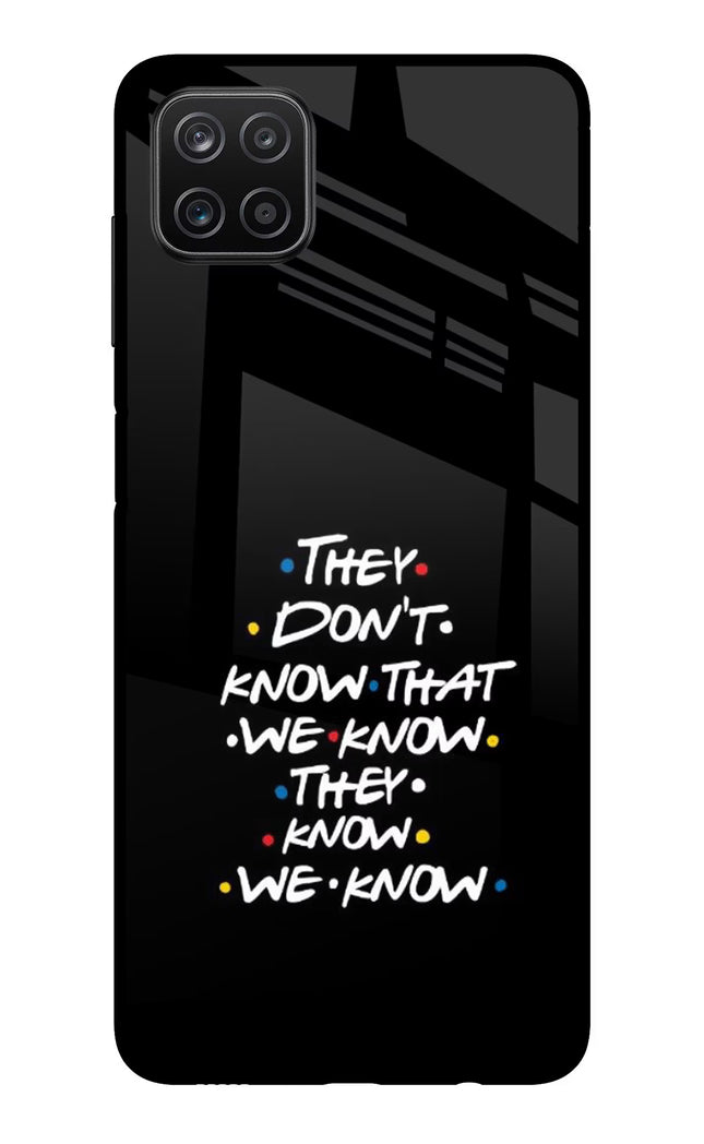 FRIENDS Dialogue Samsung A12 Metal Case Back Cover by Casekaro