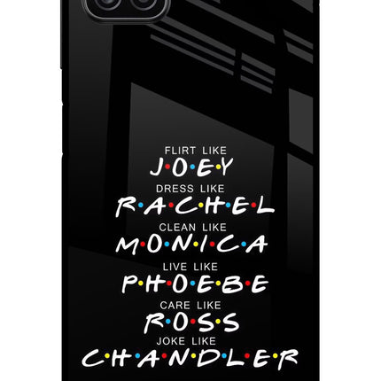 FRIENDS Character Samsung A12 Metal Case Back Cover by Casekaro