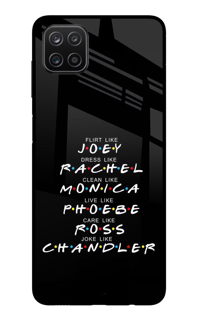 FRIENDS Character Samsung A12 Metal Case Back Cover by Casekaro