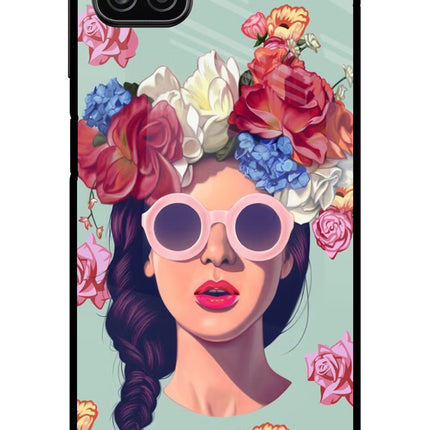 Pretty Girl Samsung A12 Metal Case Back Cover by Casekaro