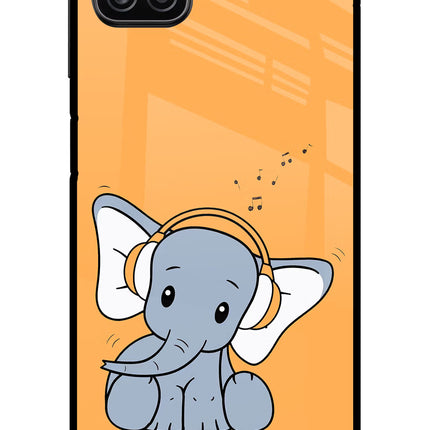 High On Music Samsung A12 Metal Case Back Cover by Casekaro