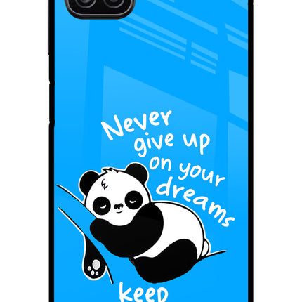 Keep Sleeping Samsung A12 Metal Case Back Cover by Casekaro