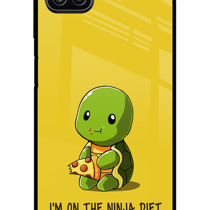 I'm on Ninja Diet Samsung A12 Metal Case Back Cover by Casekaro